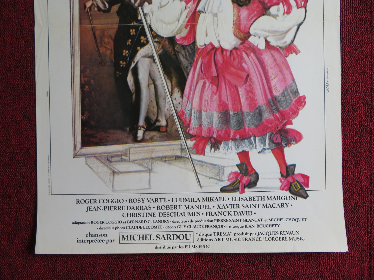 LE BOURGEOIS GENTILHOMME FRENCH POSTER MICHEL GALABRU ROGER COGGIO 1982 Rendezvous Cinema Movie posters