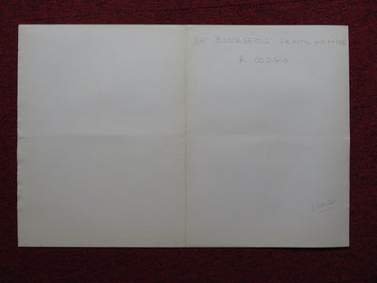 LE BOURGEOIS GENTILHOMME FRENCH POSTER MICHEL GALABRU ROGER COGGIO 1982 Rendezvous Cinema Movie posters