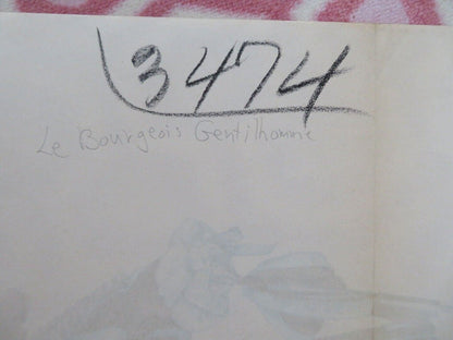 LE BOURGEOIS GENTILHOMME/Would - Be Gentleman FRENCH (23.5"x 15.5") POSTER 1958 Movie posters