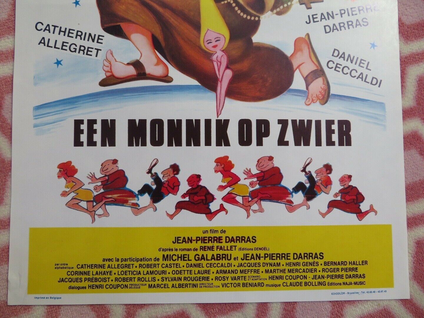 LE BRACONNIER DE DIEU /The Poacher of God BELGIUM (22.5"x14.5") POSTER 1983 Movie posters