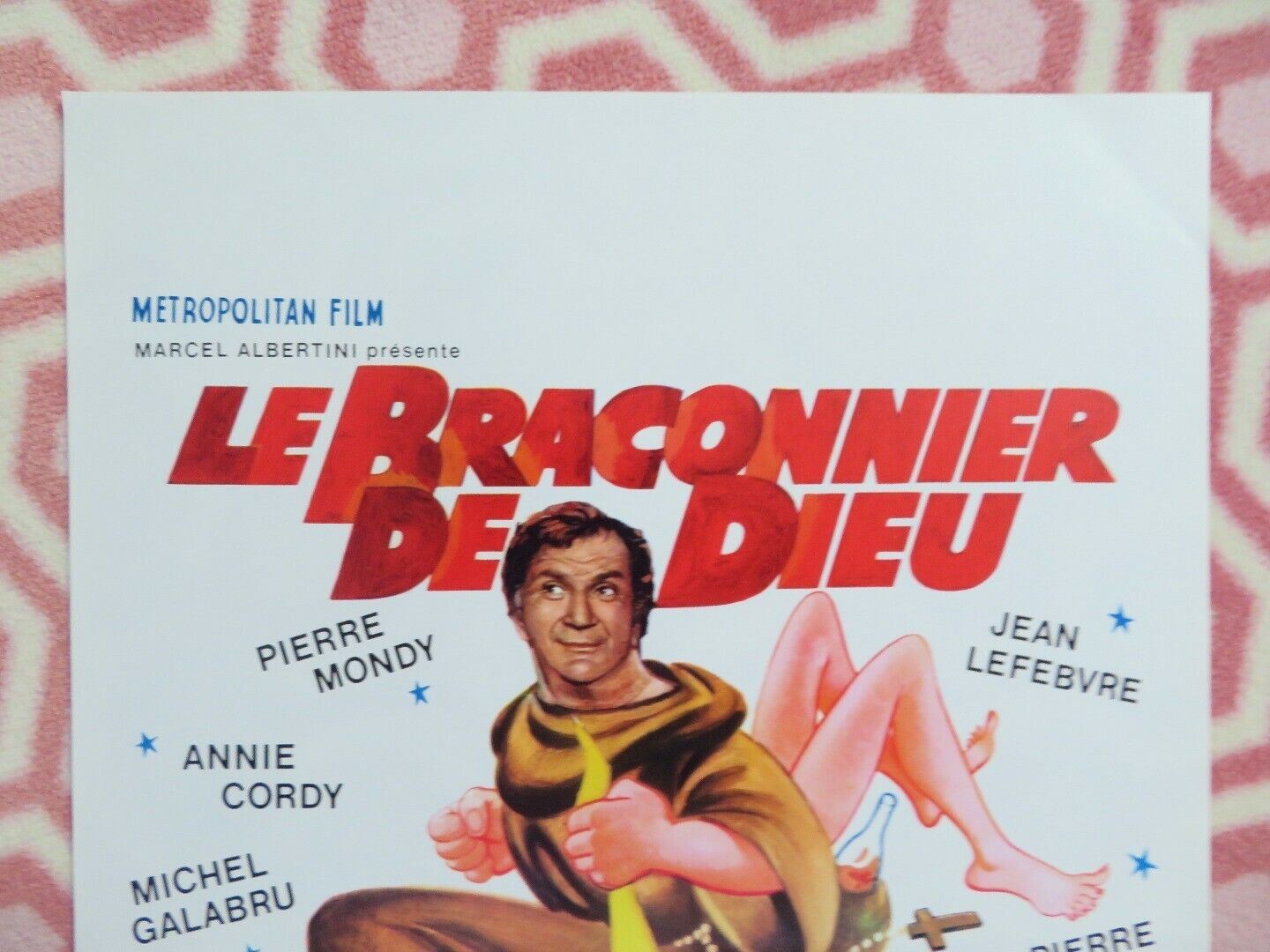 LE BRACONNIER DE DIEU /The Poacher of God BELGIUM (22.5"x14.5") POSTER 1983 Movie posters