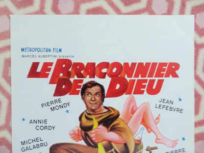 LE BRACONNIER DE DIEU /The Poacher of God BELGIUM (22.5"x14.5") POSTER 1983 Movie posters
