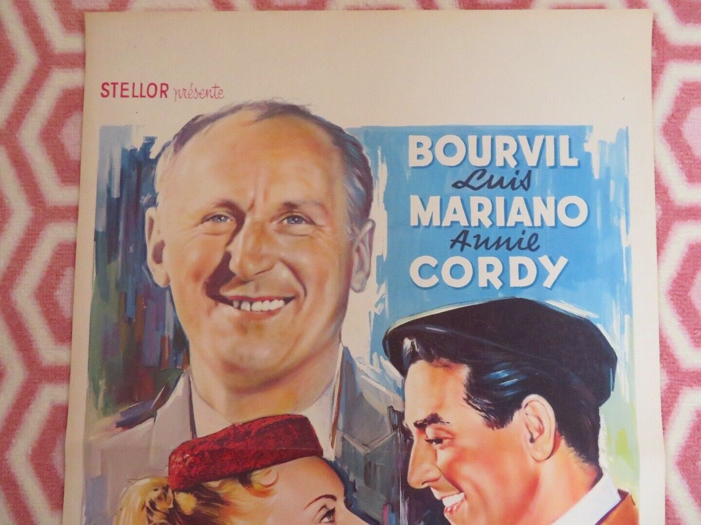 LE CHANTEUR DE MEXICO BELGIUM (21"x 14") POSTER BOURVIL LUIS MARIANO 1956 Movie posters