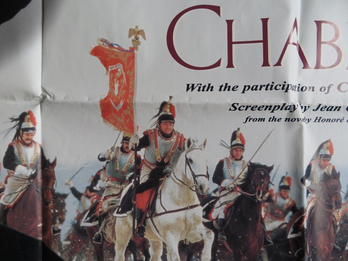 LE COLONEL CHABERT UK QUAD POSTER GERARD DEPARDIEU FANNY ARDANT 1994 Movie posters