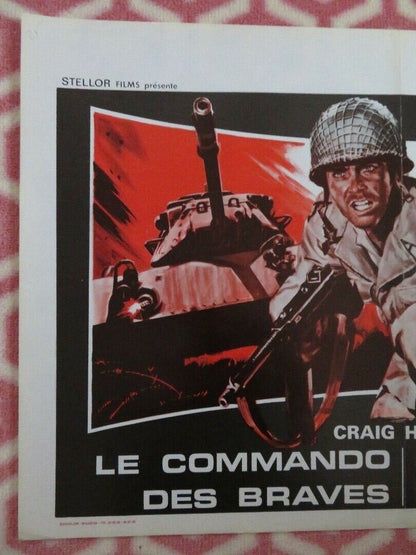 LE COMMANDO DES BRAVES/ When Heroes Die BELGIUM (14.5"x 21.5") POSTER - Rendezvous Cinema