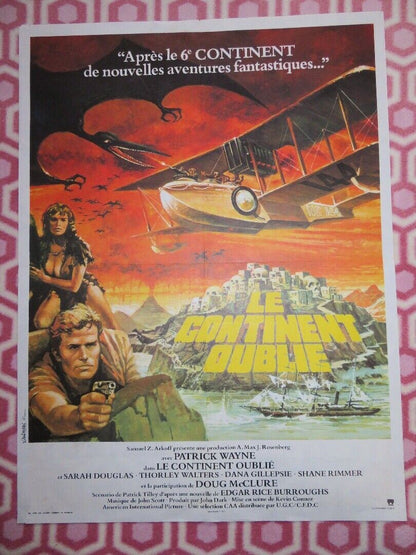 LE CONTINENT DUBLIE/ The Land That Time Forgot FRENCH(31"X 23.5") ROLLED POSTER Movie posters