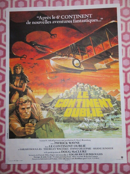 LE CONTINENT DUBLIE/ The Land That Time Forgot FRENCH(31"X 23.5") ROLLED POSTER Movie posters