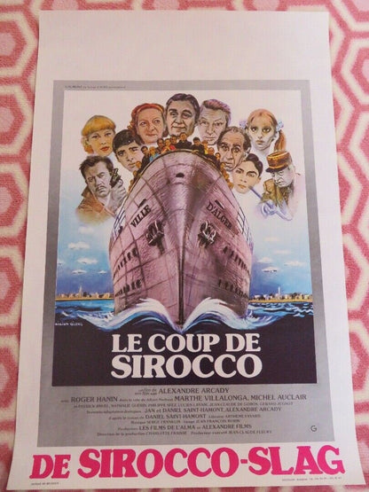 LE COUP DE SIROCCO BELGIUM (21.5"x 14.5") POSTER ROGER HANIN MARTHE VILLALONGA Movie posters