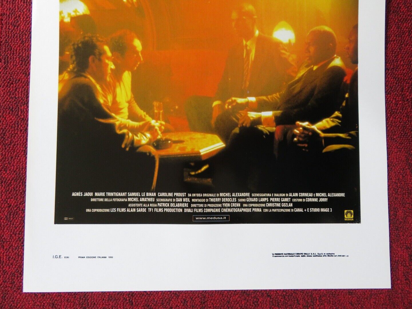 LE COUSIN ITALIAN LOCANDINA (27.5"x13") POSTER ALAIN CHABAT PATRICK TIMSIT 1999 Movie posters