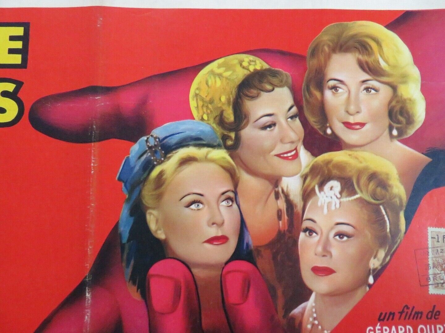 LE CRIME NE PAIE PAS/ Crime Does Not Pay BELGIUM (14"x 18.5") POSTER GINO CERVI Movie posters