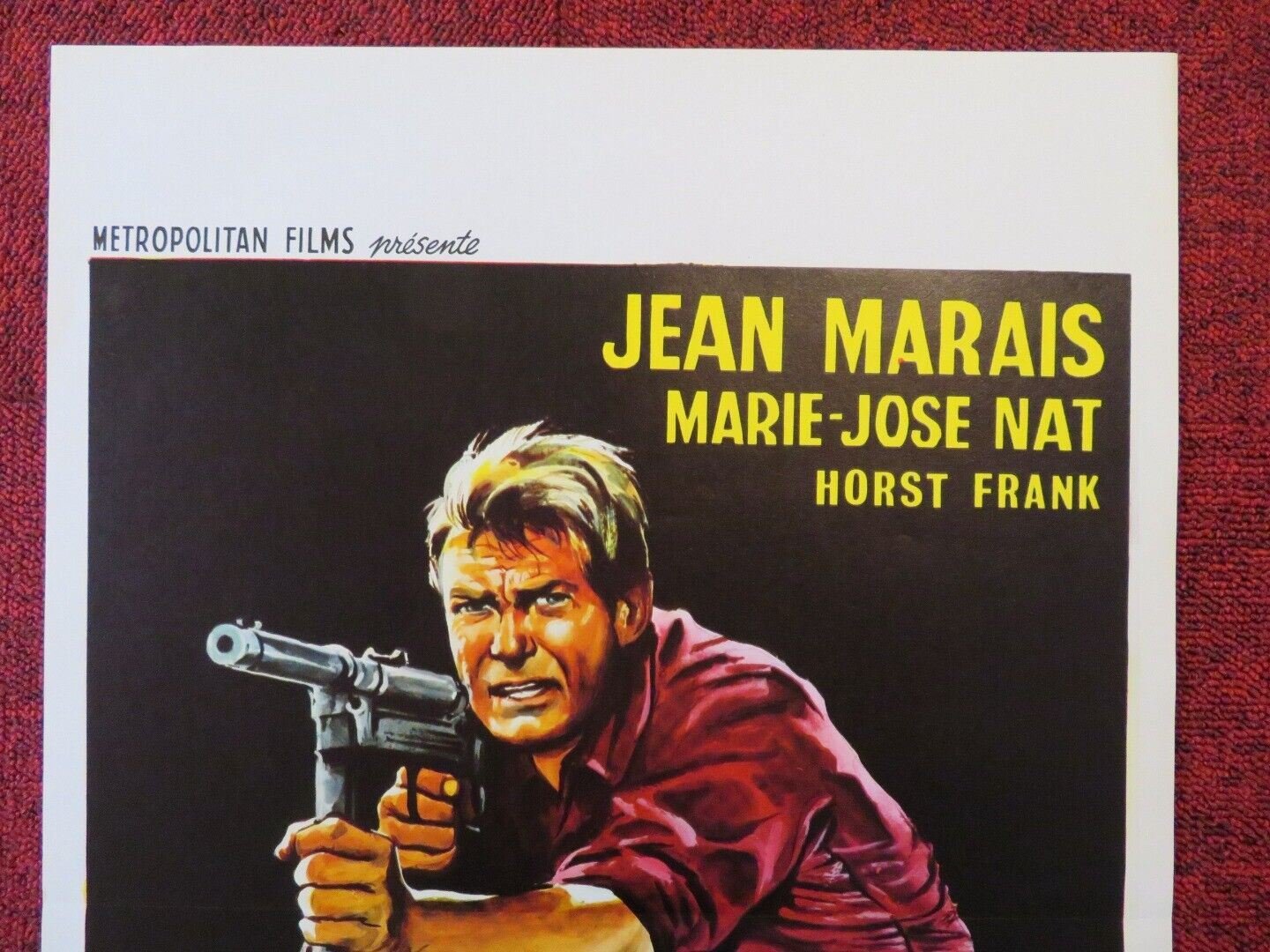 LE DE PARIA / DIAMOND RUSH BELGIUM (21.5"x14") POSTER JEAN MARAIS 1969 Movie posters