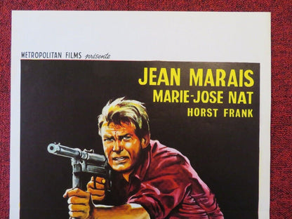 LE DE PARIA / DIAMOND RUSH BELGIUM (21.5"x14") POSTER JEAN MARAIS 1969 Movie posters