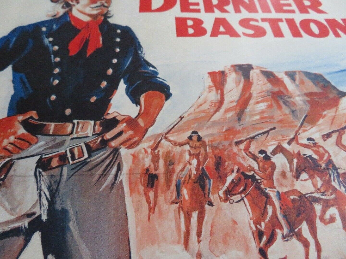 LE DERNIER BASTION BELGIUM (21.5"x 14") POSTER WAYNE MAUNDER SLIM PICKENS 1968 Movie posters