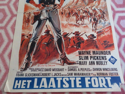LE DERNIER BASTION BELGIUM (21.5"x 14") POSTER WAYNE MAUNDER SLIM PICKENS 1968 Movie posters