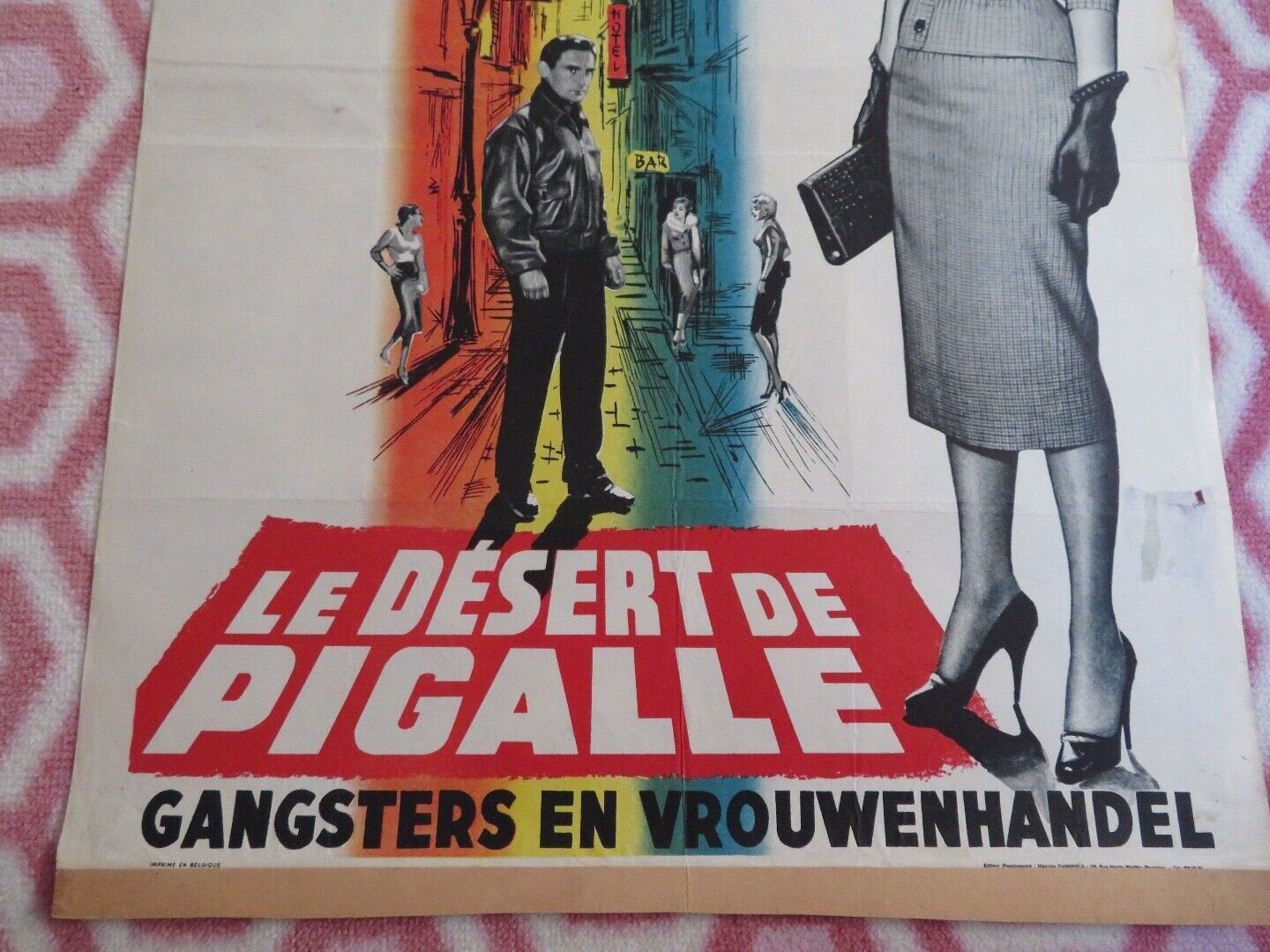 LE DESERT DE PIGALLE / A PRIEST IN PIGALLE BELGIUM (20"x 14.5") POSTER 1958 Movie posters
