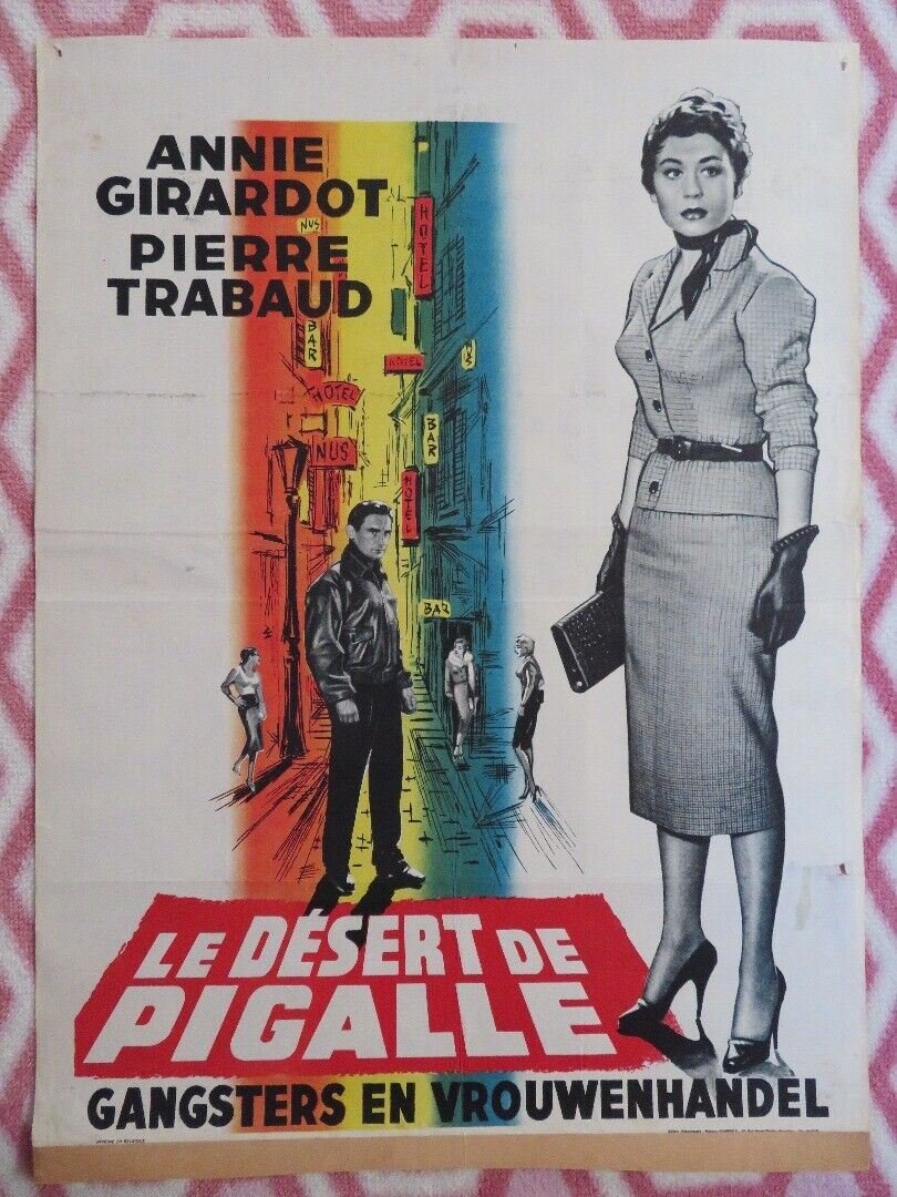 LE DESERT DE PIGALLE / A PRIEST IN PIGALLE BELGIUM (20"x 14.5") POSTER 1958 Movie posters