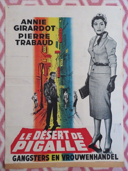 LE DESERT DE PIGALLE / A PRIEST IN PIGALLE BELGIUM (20"x 14.5") POSTER 1958 Movie posters