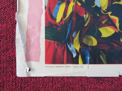 LE DIAVOLERIE DI TILL / BOLD ADVENTURE - A ITALIAN FOTOBUSTA POSTER 1956 Movie posters