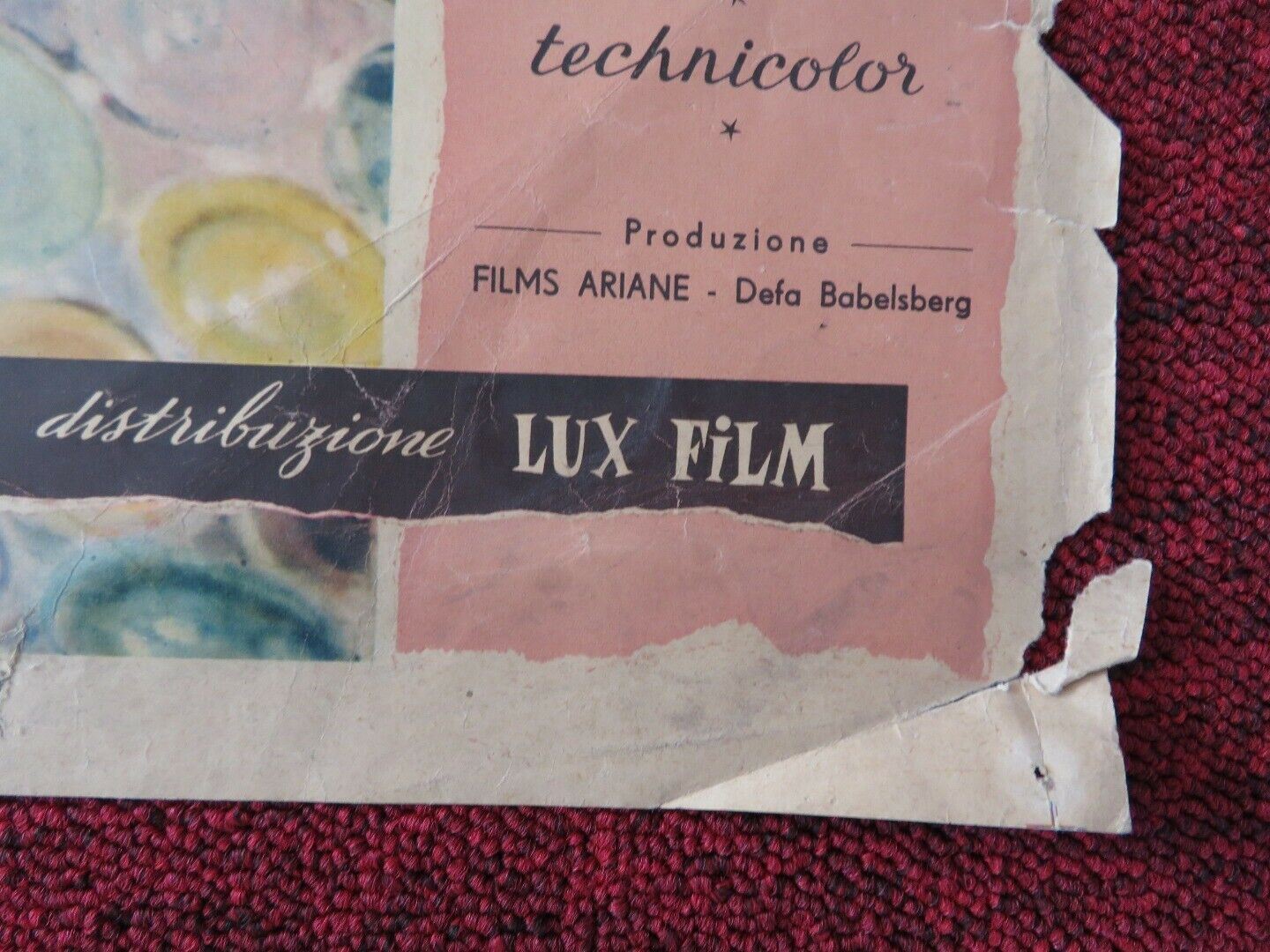 LE DIAVOLERIE DI TILL / BOLD ADVENTURE - B ITALIAN FOTOBUSTA POSTER 1956 Movie posters