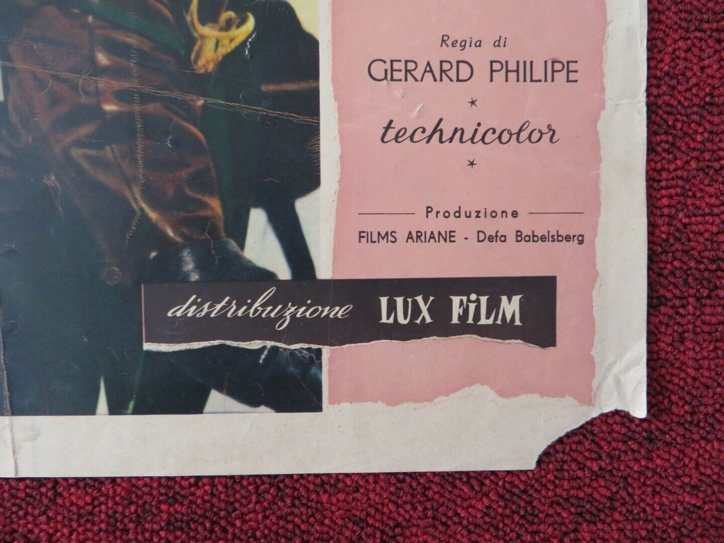 LE DIAVOLERIE DI TILL / BOLD ADVENTURE - D ITALIAN FOTOBUSTA POSTER GERARD 1956 Movie posters