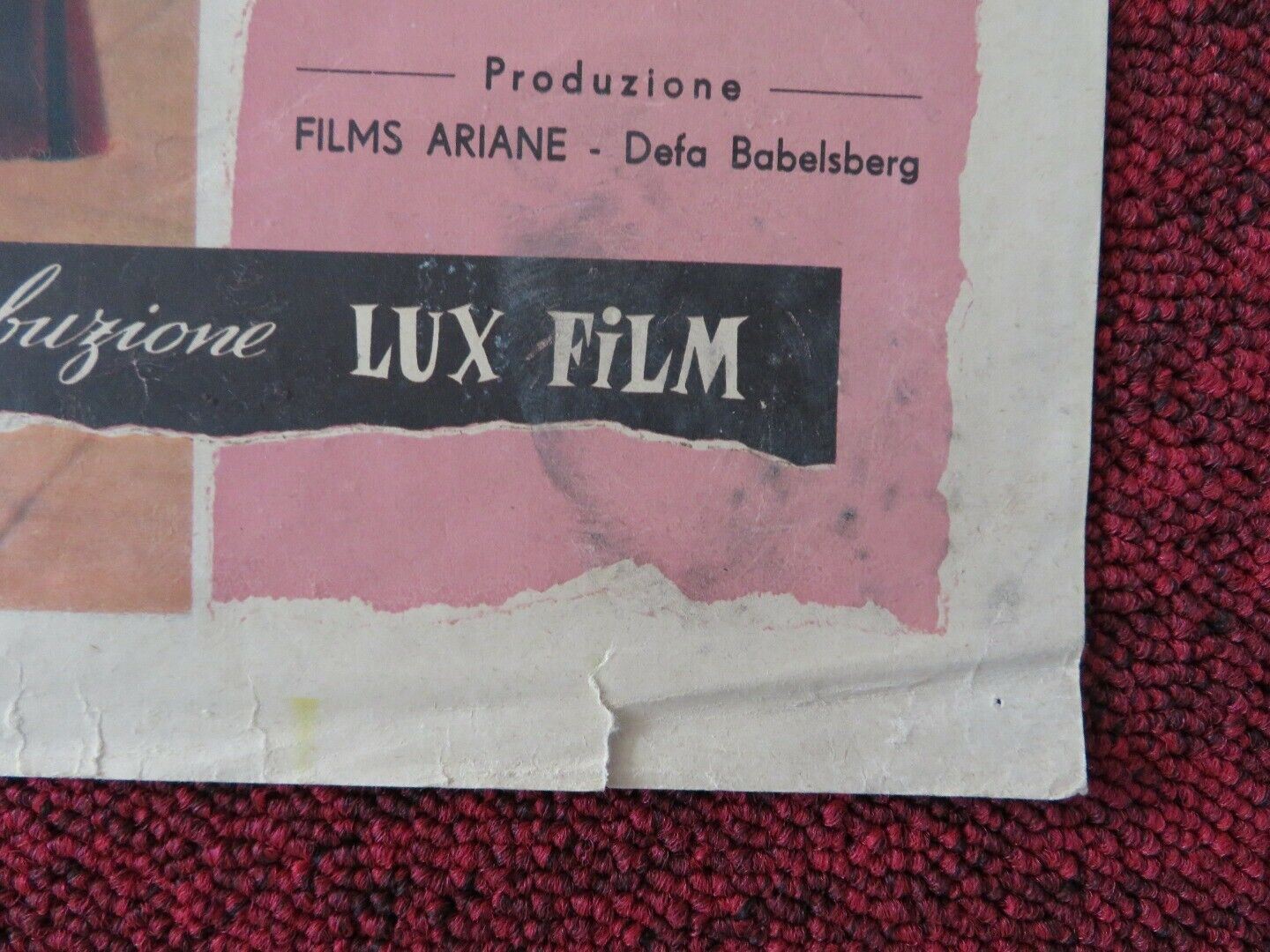 LE DIAVOLERIE DI TILL / BOLD ADVENTURE - E ITALIAN FOTOBUSTA POSTER GERARD 1956 Movie posters