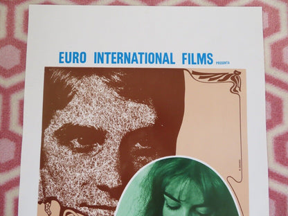 LE DUE INGLESI/ Two English Girls ITALIAN LOCANDINA (27.5"x 13") POSTER 1971 Movie posters