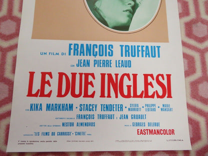 LE DUE INGLESI/ Two English Girls ITALIAN LOCANDINA (27.5"x 13") POSTER 1971 Movie posters