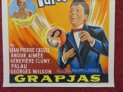 LE FARCEUR / The Joker BELGIUM (21.5"x14") POSTER JEAN PIERRE CASSEL 1960 - Rendezvous Cinema