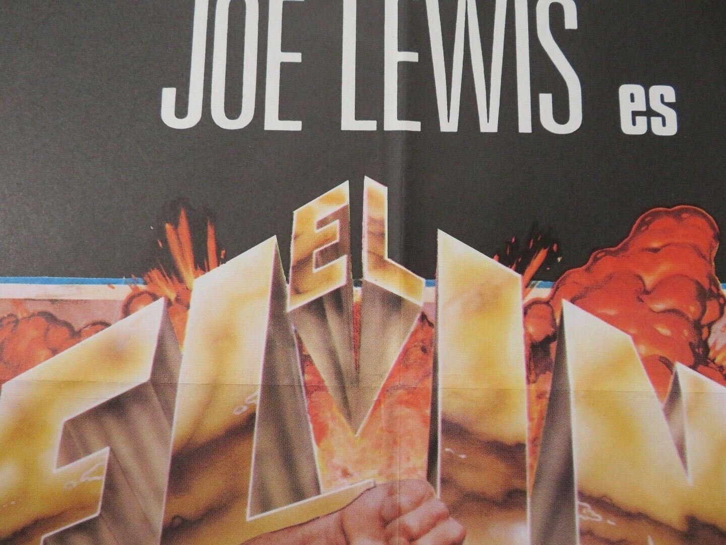 LE FELINO/ Jaguar Lives! SPANISH (36.5"X 25.5") ROLLED POSTER JOE LEWIS 1979 Movie posters