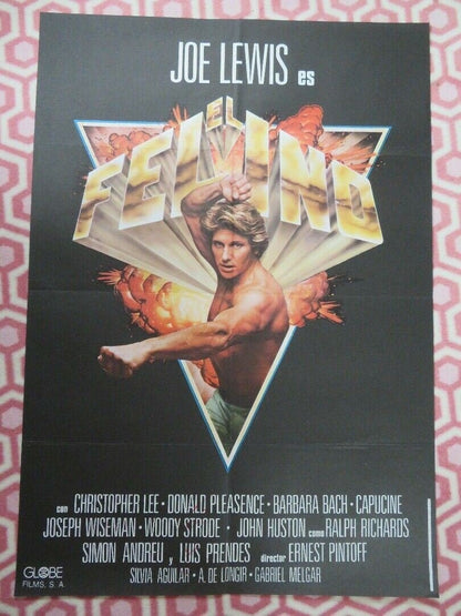 LE FELINO/ Jaguar Lives! SPANISH (36.5"X 25.5") ROLLED POSTER JOE LEWIS 1979 Movie posters