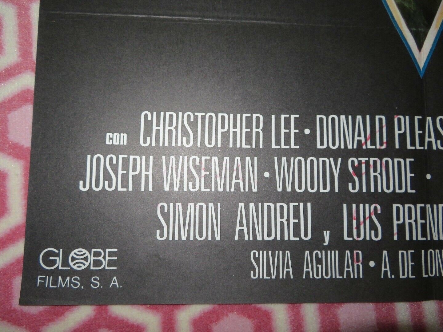 LE FELINO/ Jaguar Lives! SPANISH (36.5"X 25.5") ROLLED POSTER JOE LEWIS 1979 Movie posters