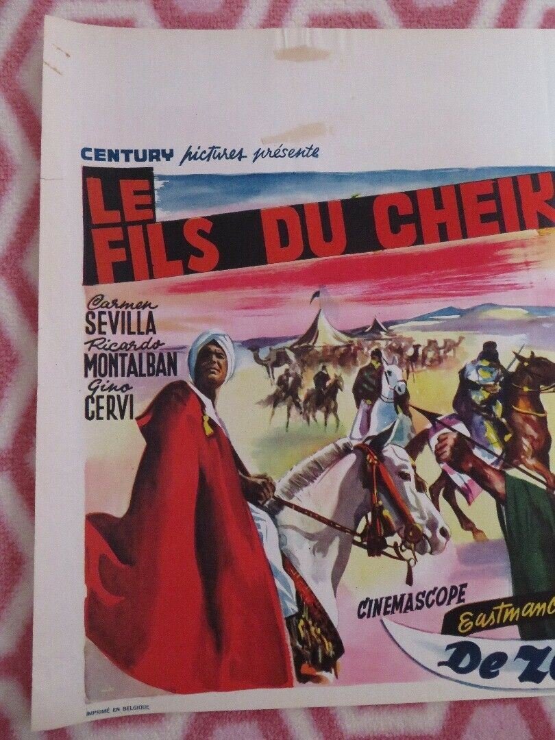 LE FILS DU CHEIR/ Desert Warrior BELGIUM (13.5"x 21") POSTER GINO CERVI 1957 Movie posters