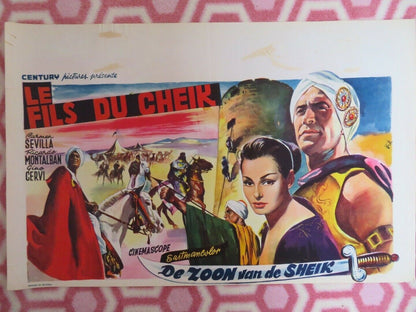 LE FILS DU CHEIR/ Desert Warrior BELGIUM (13.5"x 21") POSTER GINO CERVI 1957 Movie posters