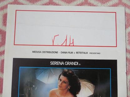 LE FOTO DI GIOIA / Delirium ITALIAN LOCANDINA (27.5"x13") POSTER D NICOLODI '87 Movie posters