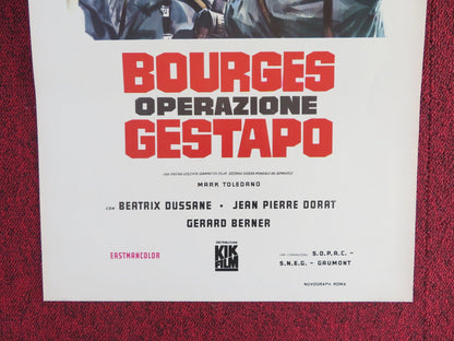 LE FRANCISCAIN DE BOURGES ITALIAN LOCANDINA POSTER HARDY KRUGER B. DUSSANE 1968 Rendezvous Cinema Movie posters
