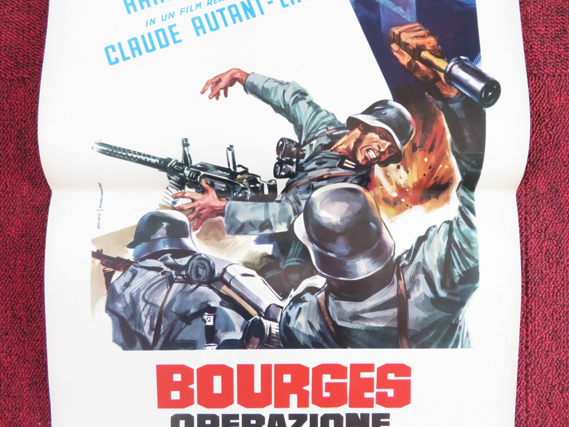 LE FRANCISCAIN DE BOURGES ITALIAN LOCANDINA POSTER HARDY KRUGER B. DUSSANE 1968 Rendezvous Cinema Movie posters