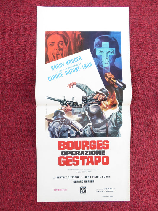 LE FRANCISCAIN DE BOURGES ITALIAN LOCANDINA POSTER HARDY KRUGER B. DUSSANE 1968 Rendezvous Cinema Movie posters