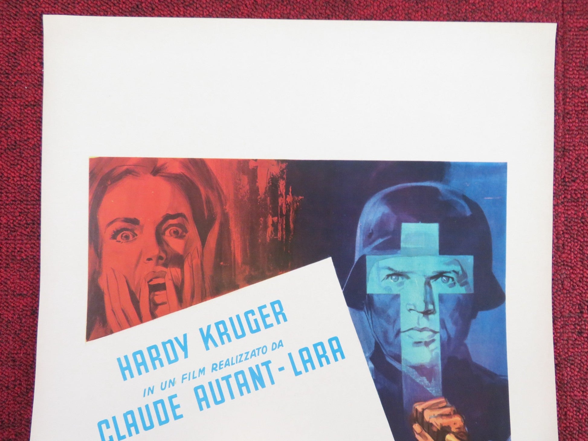 LE FRANCISCAIN DE BOURGES ITALIAN LOCANDINA POSTER HARDY KRUGER B. DUSSANE 1968 Rendezvous Cinema Movie posters