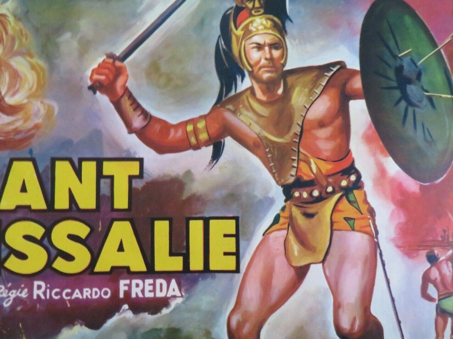 LE GEANT DE THESSALIE/ The Giants of Thessaly BELGIUM (14"x 21.5") POSTER 1960 - Rendezvous Cinema