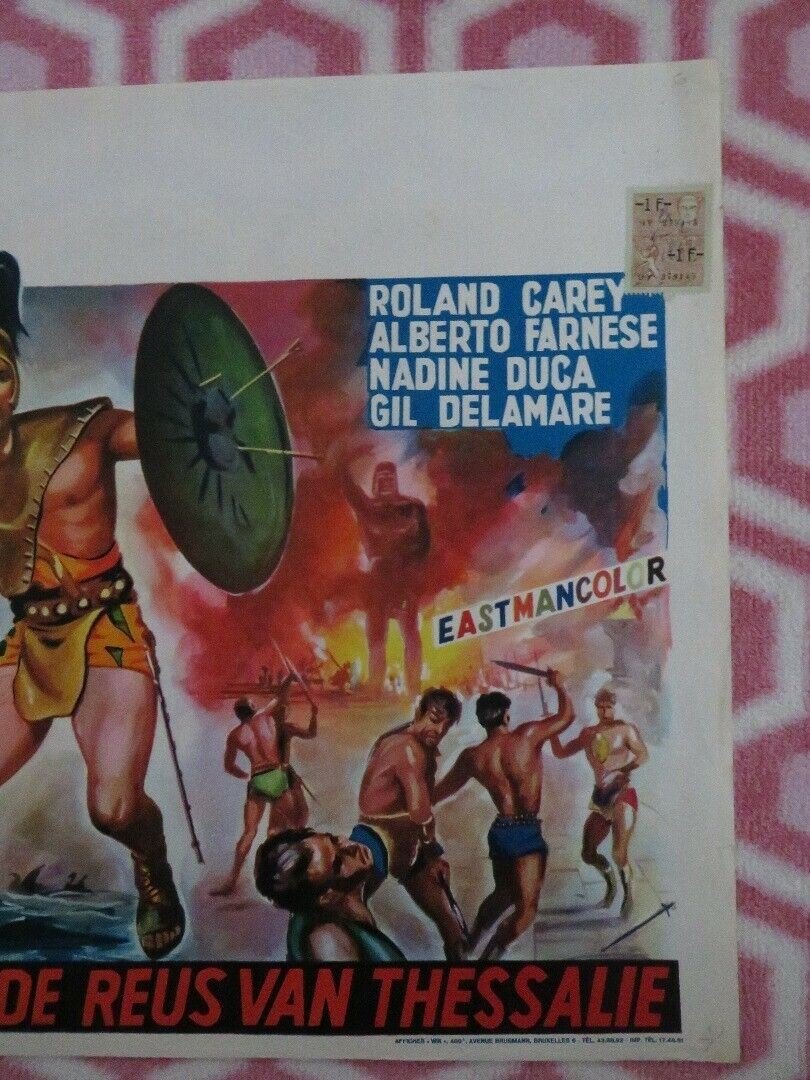 LE GEANT DE THESSALIE/ The Giants of Thessaly BELGIUM (14"x 21.5") POSTER 1960 - Rendezvous Cinema