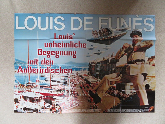 LE GENDARME ET LES EXTRA - TERRESTRES GERMAN POSTER FOLDED LOUIS DE FUNES 79 Movie posters