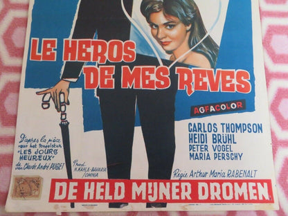 LE HEROS DE MES REVES/ Der Held meiner Träume BELGIUM (21"x 14") POSTER 1960 Movie posters