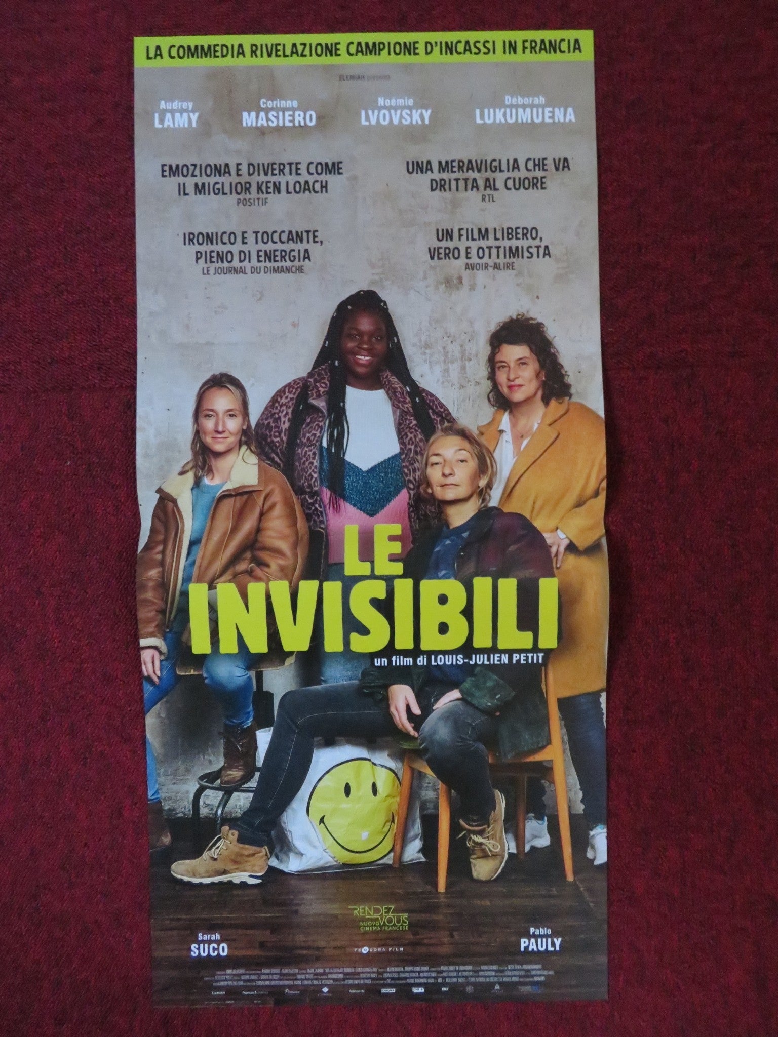 LE INVISIBILI ITALIAN LOCANDINA POSTER AUDREY LAMY CORINNE MASIERO 2018 Rendezvous Cinema Movie posters