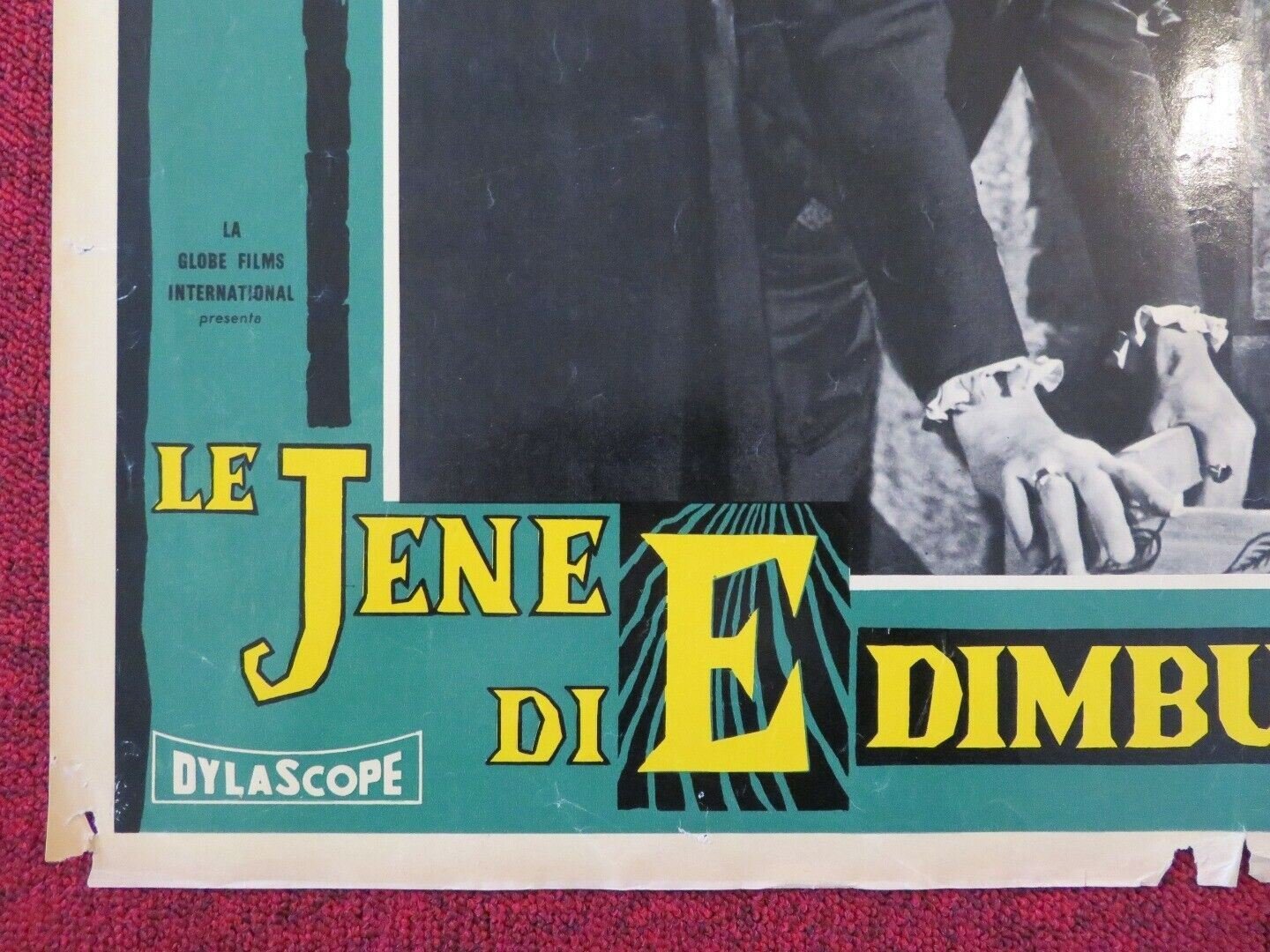 LE JENE DI E DIMBURGO / THE FLESH AND THE FRIENDS ITALIAN FOTOBUSTA POSTER 1960 - Rendezvous Cinema