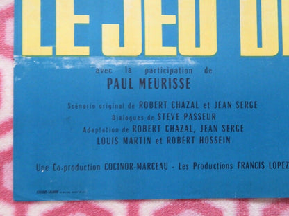 LE JEU DE LA VERITE FRENCH (23" x 31") POSTER NADIA GRAY MARC CASSOT 1961 Movie posters