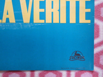 LE JEU DE LA VERITE FRENCH (23" x 31") POSTER NADIA GRAY MARC CASSOT 1961 Movie posters