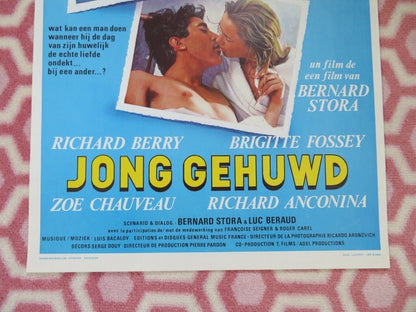 LE JEUNE MARIE BELGIUM (21"x14") POSTER RICHARD BERRY BRIGITTE FOSSEY 1983 - Rendezvous Cinema