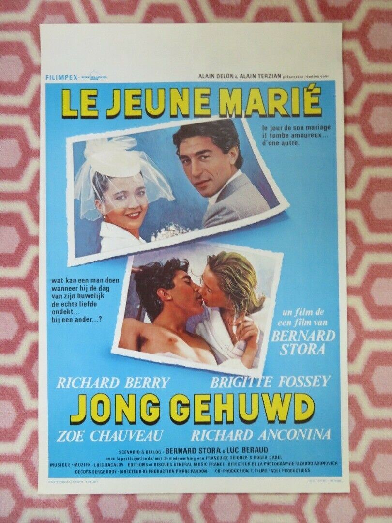 LE JEUNE MARIE BELGIUM (21"x14") POSTER RICHARD BERRY BRIGITTE FOSSEY 1983 - Rendezvous Cinema