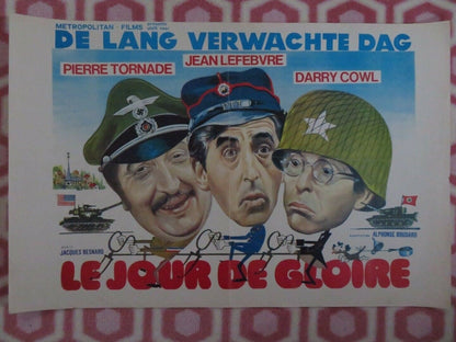 LE JOUR DE GLOIRE BELGIUM (14.5"x 21.5") POSTER PIERRE TORNADE 1976 Movie posters