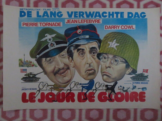 LE JOUR DE GLOIRE BELGIUM (14.5"x 21.5") POSTER PIERRE TORNADE 1976 Movie posters